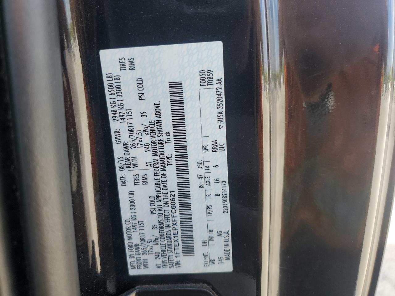 FORD F-150 SUPER CAB