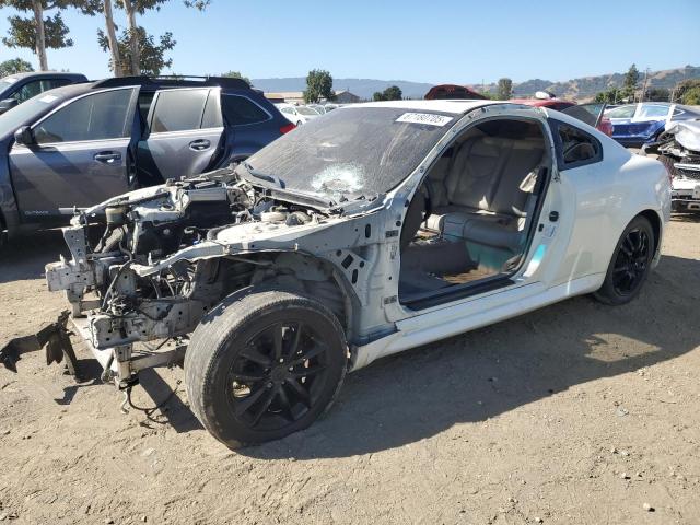 INFINITI G35 2008 white  gas JNKCV64E48M103898 photo #1