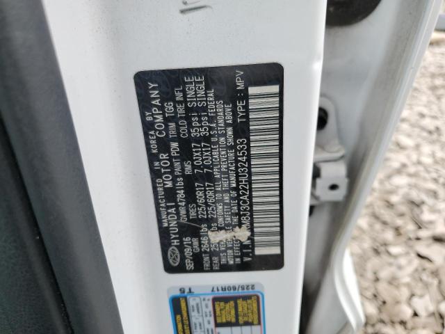 2017 HYUNDAI TUCSON LIMITED KM8J3CA22HU324533
