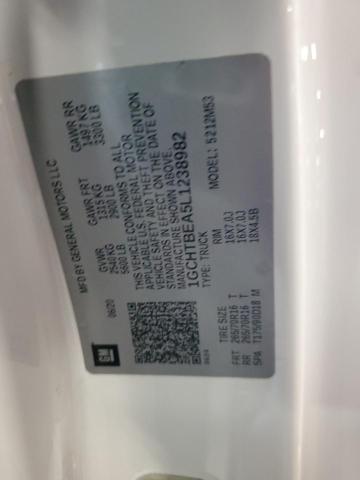 2020 CHEVROLET COLORADO 1GCHTBEA5L1238982