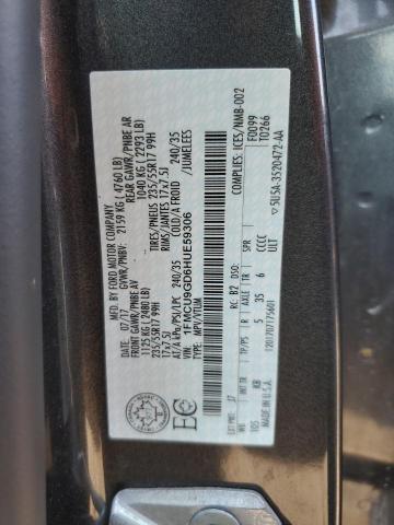 2017 FORD ESCAPE SE - 1FMCU9GD6HUE59306