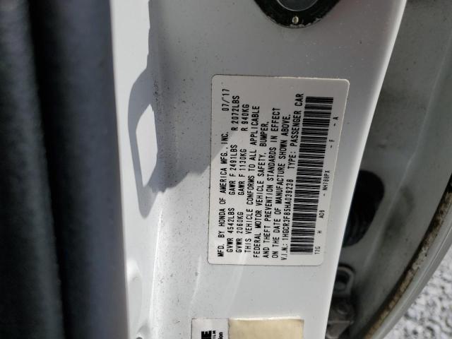 2017 HONDA ACCORD EXL 1HGCR3F85HA039238