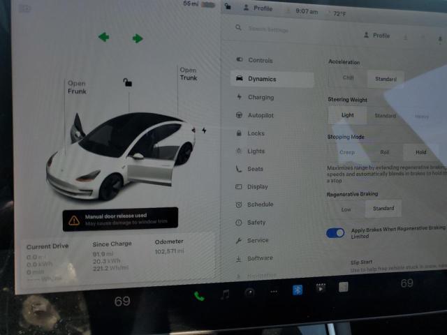 2020 TESLA MODEL 3 5YJ3E1EB8LF629090