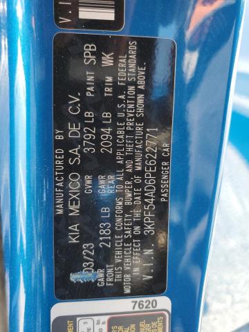 2023 KIA FORTE GT L 3KPF54AD6PE622771