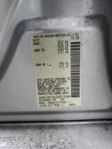 2018 NISSAN ALTIMA 2.5 1N4AL3AP3JC262500