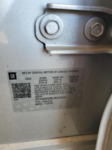 2018 CHEVROLET IMPALA LT 2G1105S30J9164311