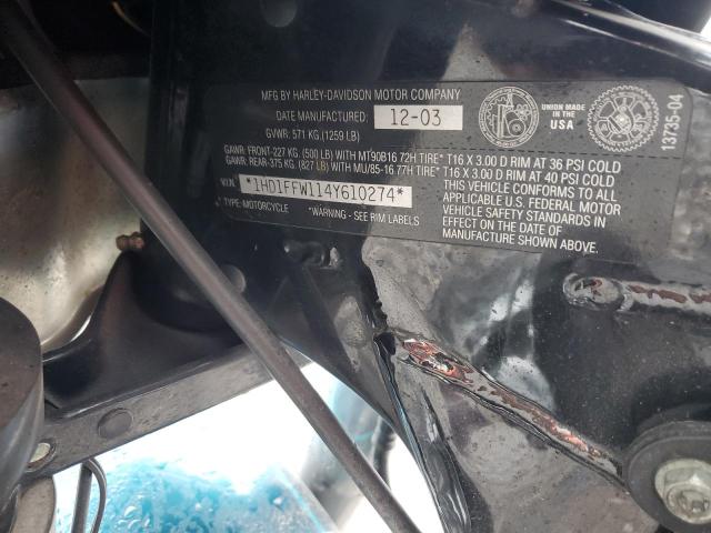 2004 HARLEY-DAVIDSON FLHTCI 1HD1FFW114Y610274
