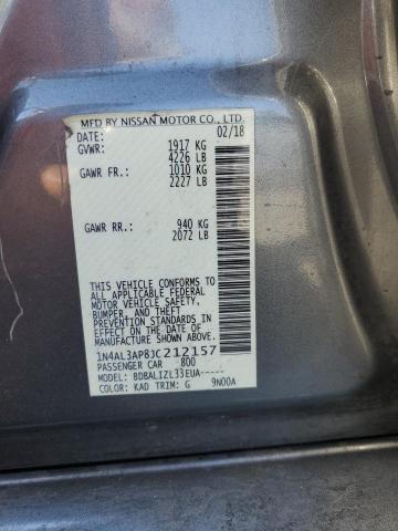 2018 NISSAN ALTIMA 2.5 1N4AL3AP8JC212157