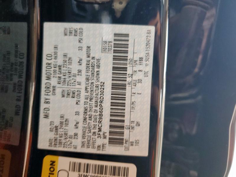 2023 FORD BRONCO SPO 3FMCR9B60PRD30252