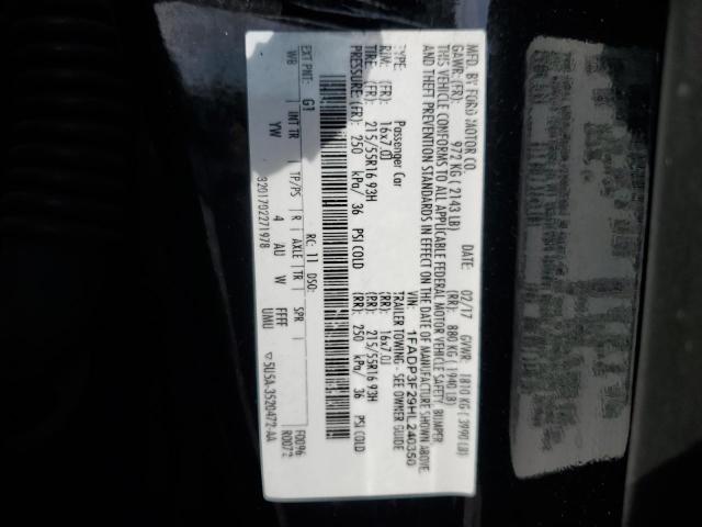 2017 FORD FOCUS SE - 1FADP3F29HL240350