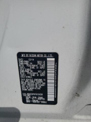 2015 NISSAN QUEST S JN8AE2KP4F9124230