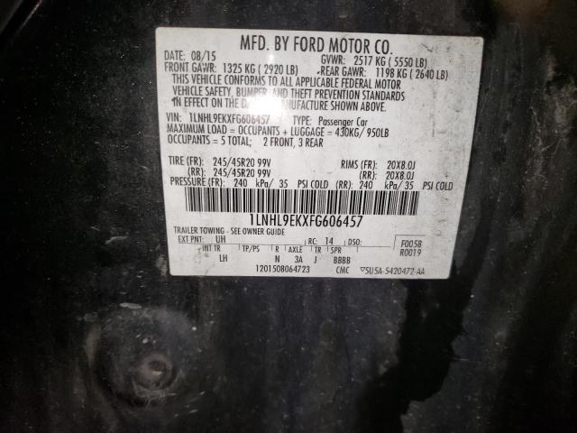 2015 LINCOLN MKS #3296636010