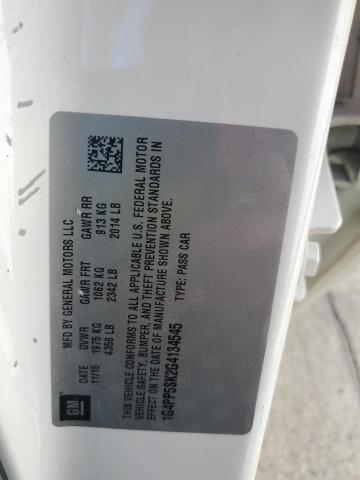 2016 BUICK VERANO CON 1G4PP5SK2G4134545