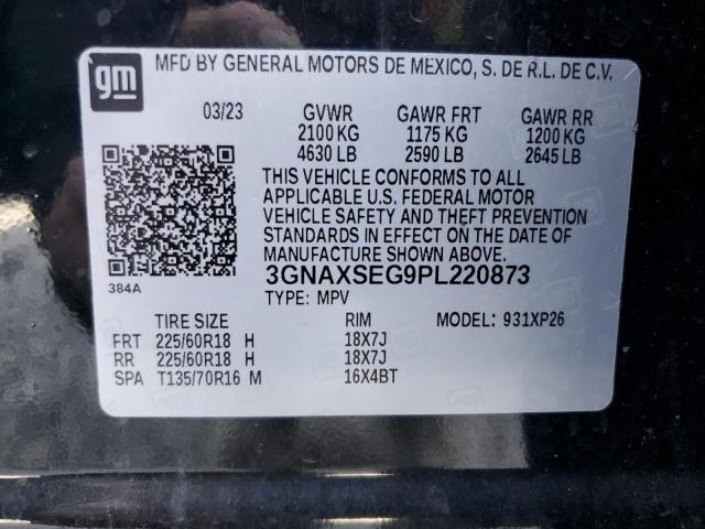 2023 CHEVROLET EQUINOX LS 3GNAXSEG9PL220873