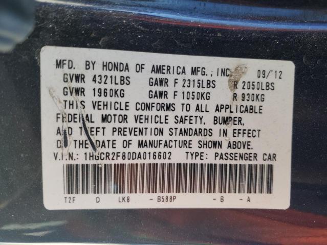 2013 HONDA ACCORD EXL - 1HGCR2F80DA016602