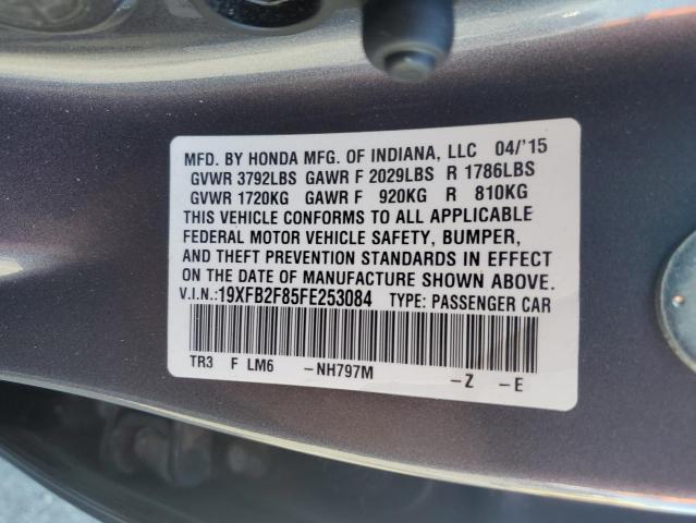 2015 HONDA CIVIC EX 19XFB2F85FE253084