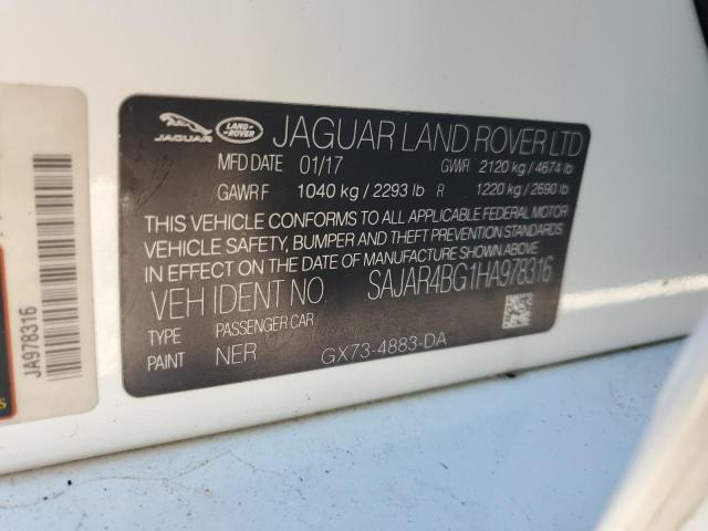 2017 JAGUAR XE SAJAR4BG1HA978316