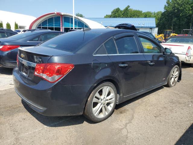 CHEVROLET CRUZE LTZ 2015 black sedan 4d gas 1G1PG5SB8F7107859 photo #4
