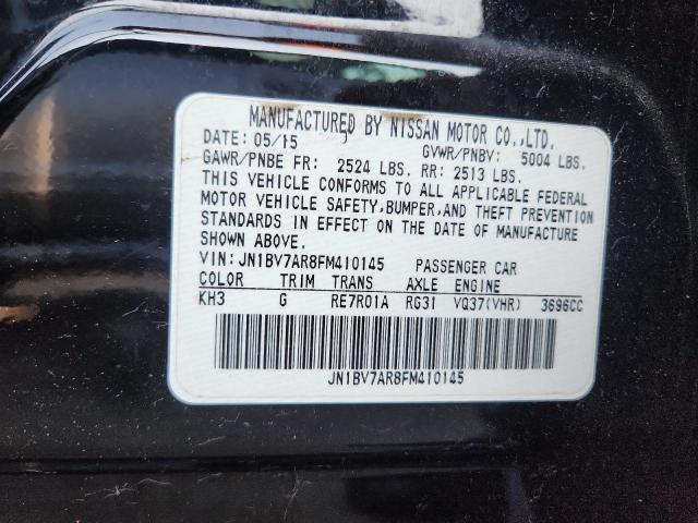 2015 INFINITI Q50 BASE JN1BV7AR8FM410145