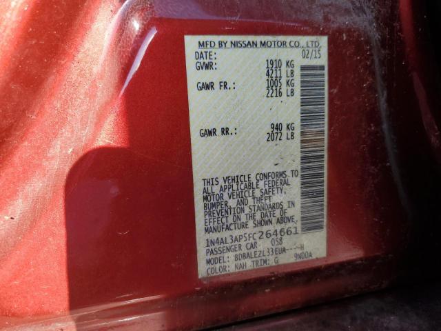 2015 NISSAN ALTIMA 2.5 - 1N4AL3AP5FC264661