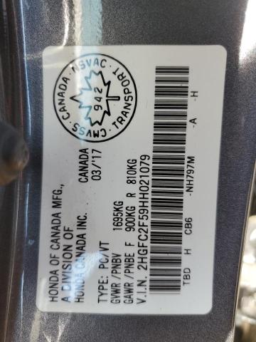 2017 HONDA CIVIC LX 2HGFC2F59HH021079