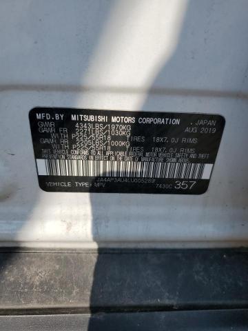 2020 MITSUBISHI OUTLANDER - JA4AP3AU4LU005289