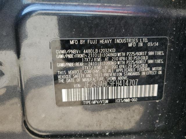 2015 SUBARU FORESTER 2.5I LIMITED JF2SJAHC9FH414707