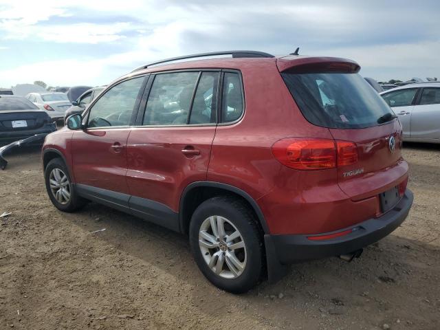 VOLK TIGUAN S 2016 red 4dr spor gas WVGAV7AX5GW051295 photo #3