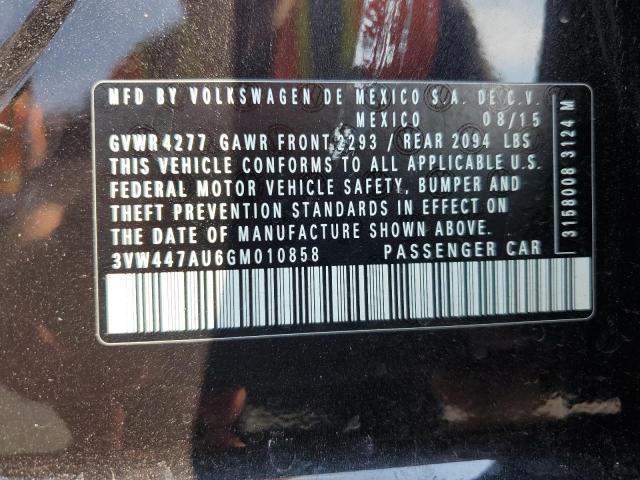 2016 VOLKSWAGEN GTI S/SE 3VW447AU6GM010858