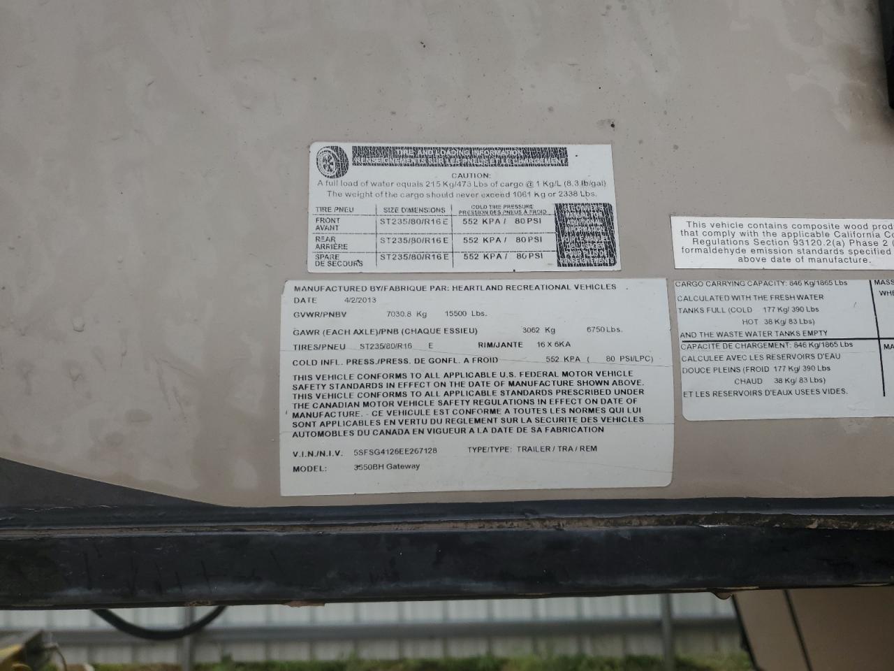 Lot #3280639393 2014 OTHER OTHER