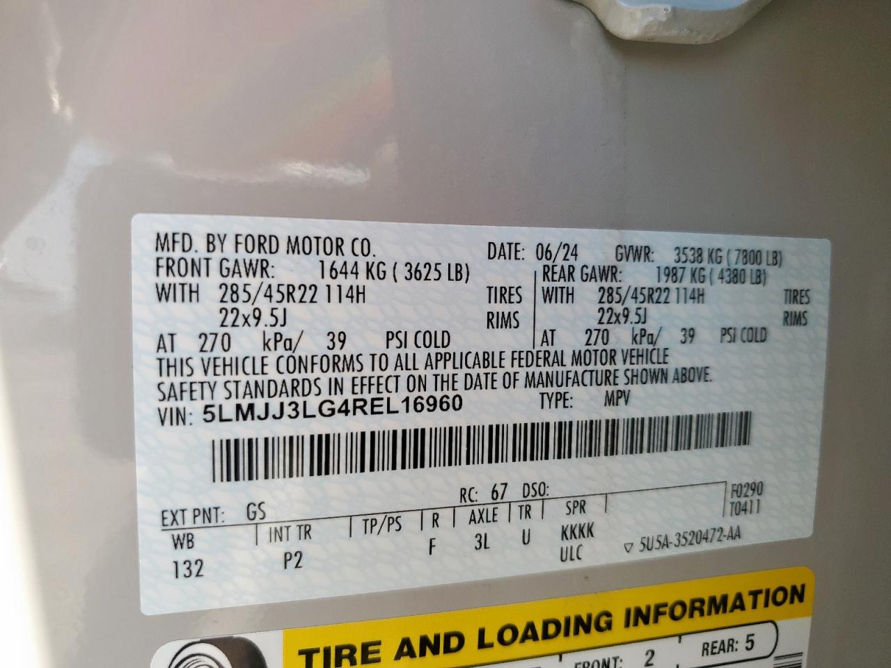 LINCOLN NAVIGATOR L RESERVE