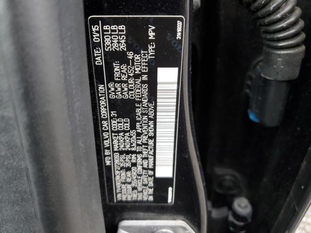2015 VOLVO XC60 T6 PR YV4902RK9F2728093