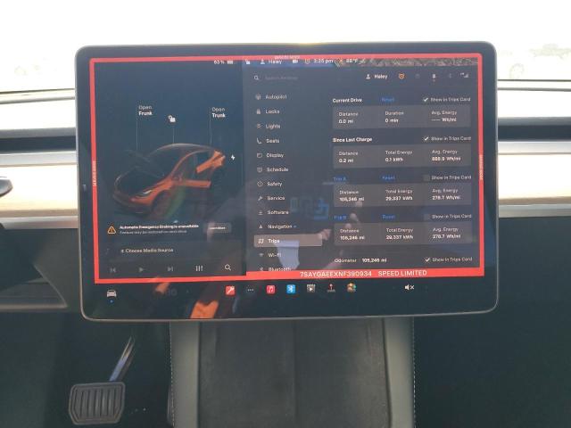 2022 TESLA MODEL Y 7SAYGAEEXNF390934