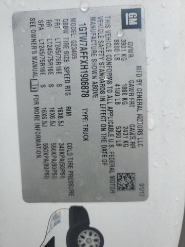 2017 GMC SAVANA G25 #3293290435