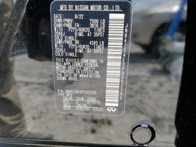 2023 INFINITI QX80 LUXE JN8AZ2AE0P9302365