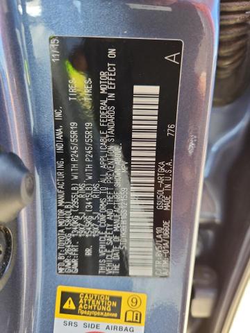 2016 TOYOTA HIGHLANDER 5TDYKRFH1GS121559