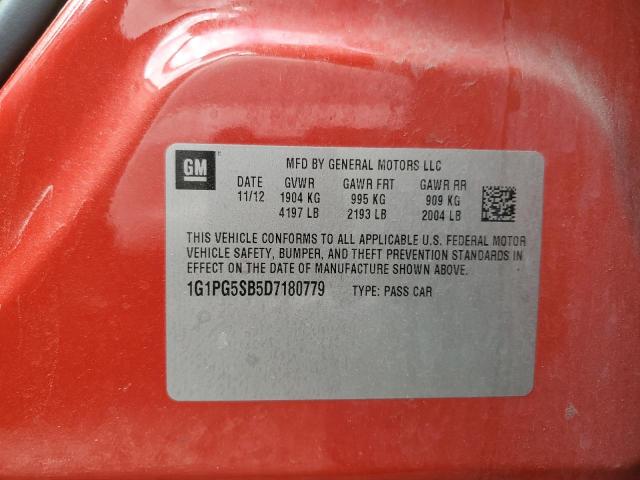 2013 CHEVROLET CRUZE LTZ - 1G1PG5SB5D7180779