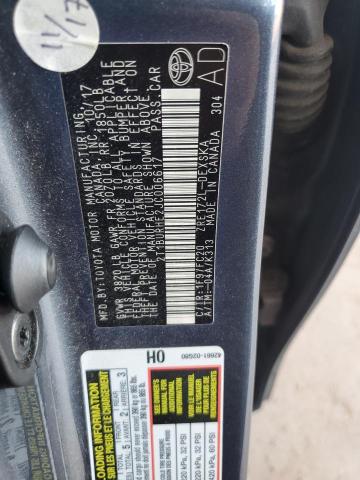 2018 TOYOTA COROLLA L 2T1BURHE2JC006617