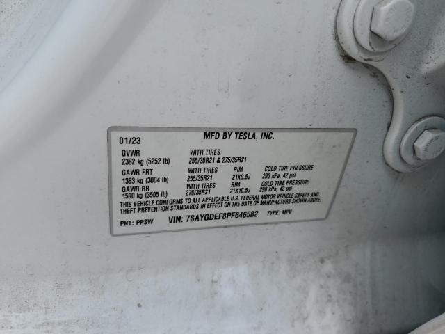 2023 TESLA MODEL Y 7SAYGDEF8PF646582