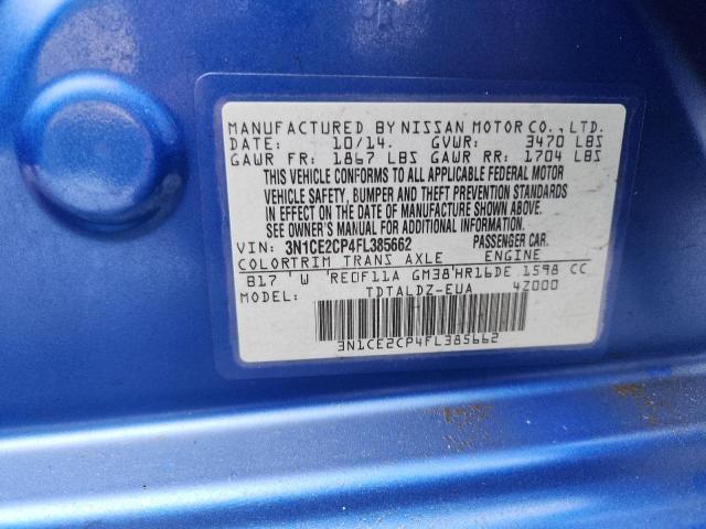 2015 NISSAN VERSA NOTE - 3N1CE2CP4FL385662