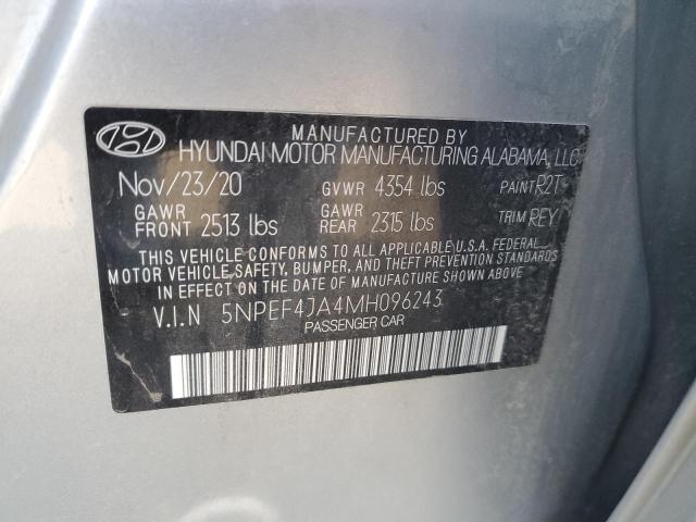 2021 HYUNDAI SONATA SEL - 5NPEF4JA4MH096243