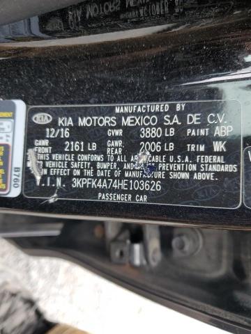 2017 KIA FORTE LX - 3KPFK4A74HE103626