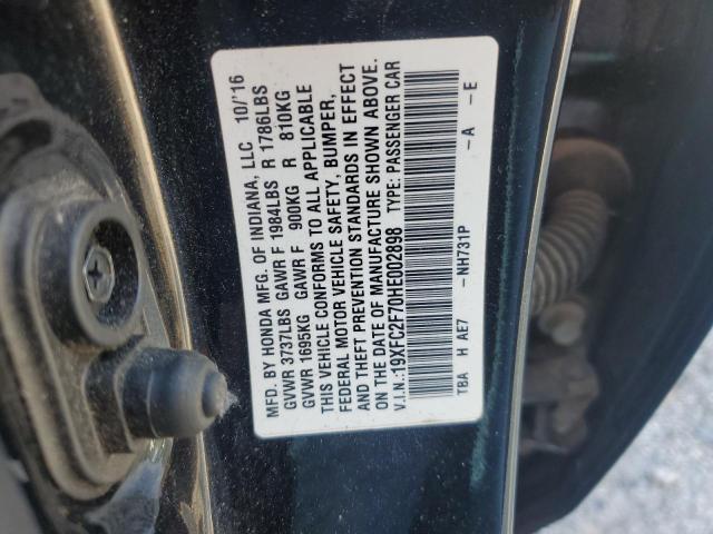 2017 HONDA CIVIC EX - 19XFC2F70HE002898