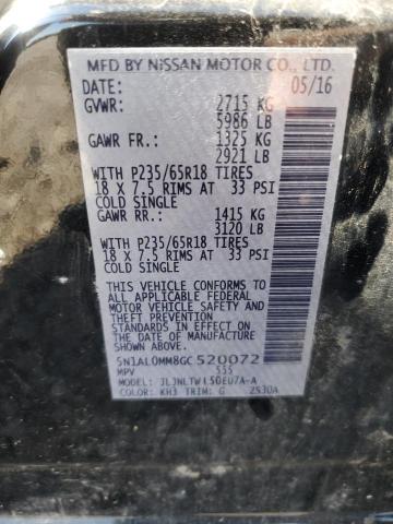 2016 INFINITI QX60 - 5N1AL0MM8GC520072