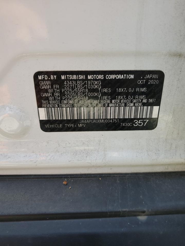 Lot #3315656773 2021 MITSUBISHI OUTLANDER SPORT ES