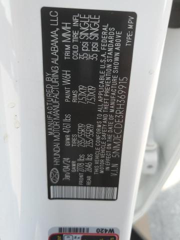 2024 HYUNDAI TUCSON LIM 5NMJECDE3RH369915