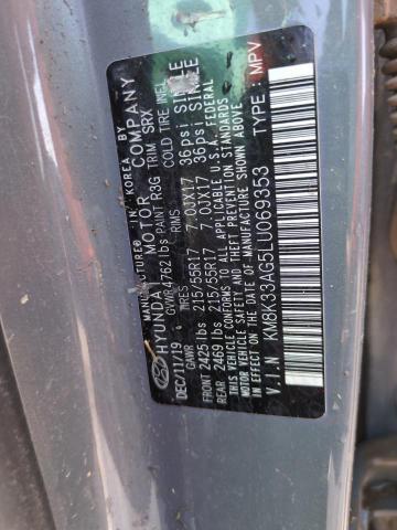 2020 HYUNDAI KONA LIMIT KM8K33AG5LU069353