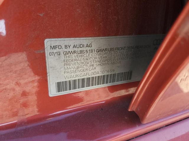 2013 AUDI S4 PRESTIG - WAUKGAFL0DA101659