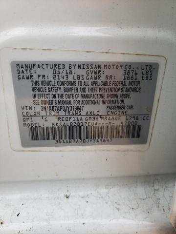 2018 NISSAN SENTRA S - 3N1AB7AP0JY319847