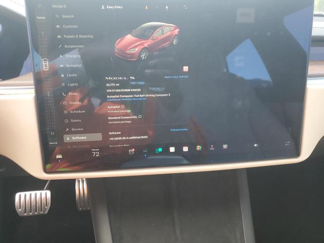 2021 TESLA MODEL S 5YJSA1E58MF439325